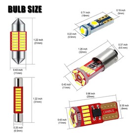 DODOFUN Interior LED Light Kit Compatible with 1996-2002 Toyota 4Runner (13-pc Bulb 6000k)