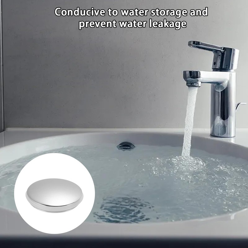 2PCS Pop Up Sink Plug Replacement Easy Cleaning and Durble
