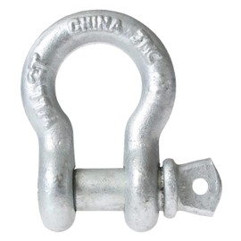 US Cargo Control 1-1/2 Inch Galvanized Screw Pin Anchor Shackle – Each with a 17 Ton Capacity