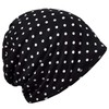 CHROME CRANE CB129 Knit Hat, Polka Dot, Knit Cap, 2-Way,