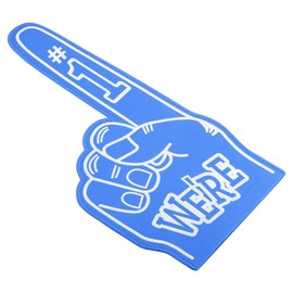 PATIKIL 18 Inch Giant Foam Finger, We are #1 EVA Foam Hand Cheerleading Vibrant Color for Celebration Pom Poms Sports Events Spirit Games Party, Blue