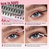Mayhug Lash Extension Set, 80D Eyelash Extensions Set, 9-16 mm,