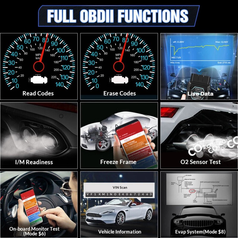 Vgate vLinker FS BT Auto OBD2 Tool Ford FORScan HS/MS-CAN
