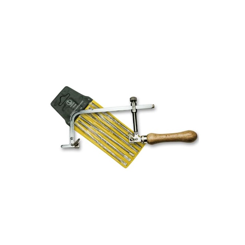 Generic Jewellers Adjustable Metal Saw Frame +144 Mixed Blades Jewellery