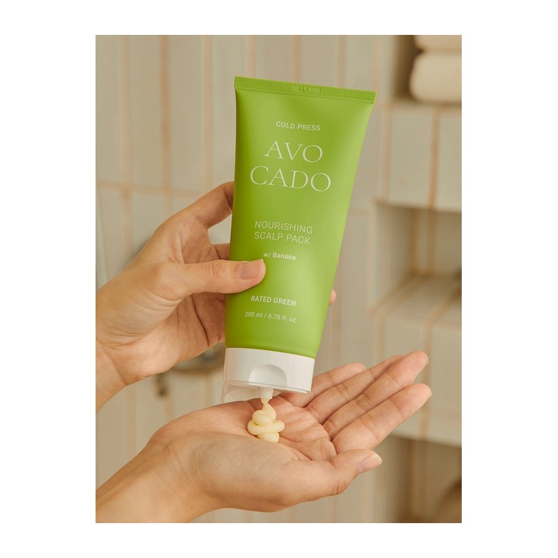 Cold Pressed Avocado Nourishing Scalp Pack 200ml / 콜드프레스 아보카도