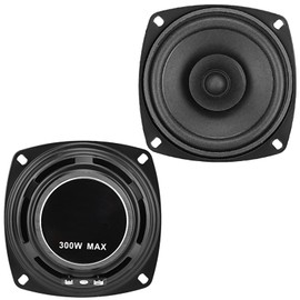 Suuonee Car Coaxial Speakers, 4in 300W 12V Car Stereo Music Audio HiFi Auto Coaxial Loudspeaker Speakers