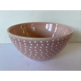 Primagera Pink Salad Serving Bowl 6 Inches Made in Portugal New