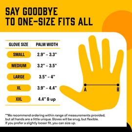 Hey Grill Hey Pitmaster Gloves | BBQ Gloves | Heat Protection up to 500°F or 260°C | High Temp Resistance | Fireproof Glove for Grilling Smoking Barbecue | Washable Mitts | Waterproof | Size - Large