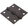 Hardware Essentials 852825 Residential Square Corner Door Hinges with Removable