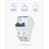 CHTAIXI DC Miniature Circuit Breaker, 2 Pole 1000V 25 Amp