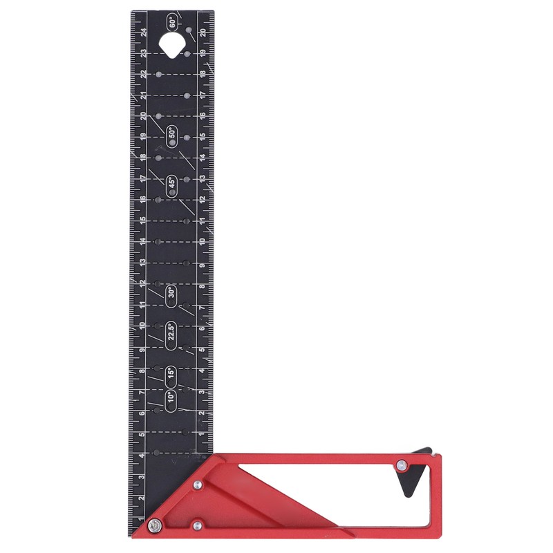 Woodworking Square Multi Angle Professional L Shaped Aluminum Alloy Scribing