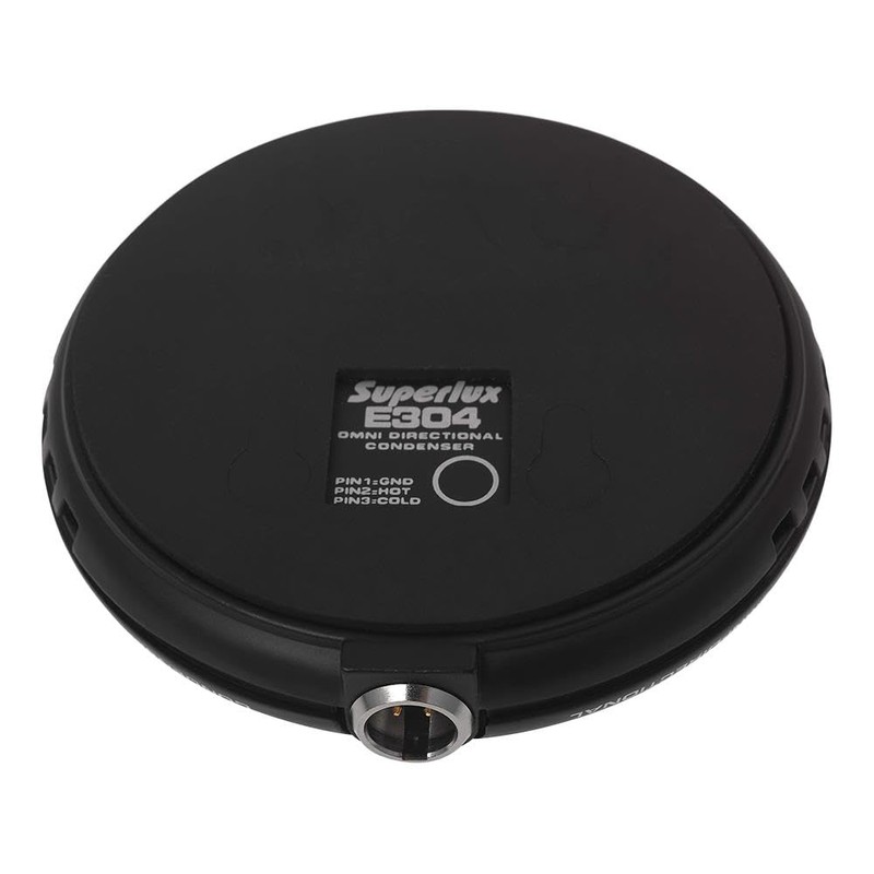 Superlux Omnidirectional Acoustic Boundary Microphone, Black, E304B
