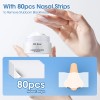 80x LANBENA Pore Strips Blackhead Remover Cream Nose Acne Clean