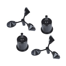 Mipcase 2pcs Wind Indicator Shell Durable Abs Wind Direction Indicator for Accurate Measurement Easy Installation Weatherproof Design for Meteorological Monitoring