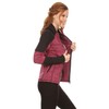 YELETE ATP008 Fuschia L Patchwork Active Jackets