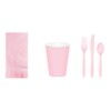 Baxters Party Bundles Bulk, Classic Pink, 50 Count Paper Dinner