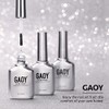 GAOY - Capa superior de gel para esmalte de uñas