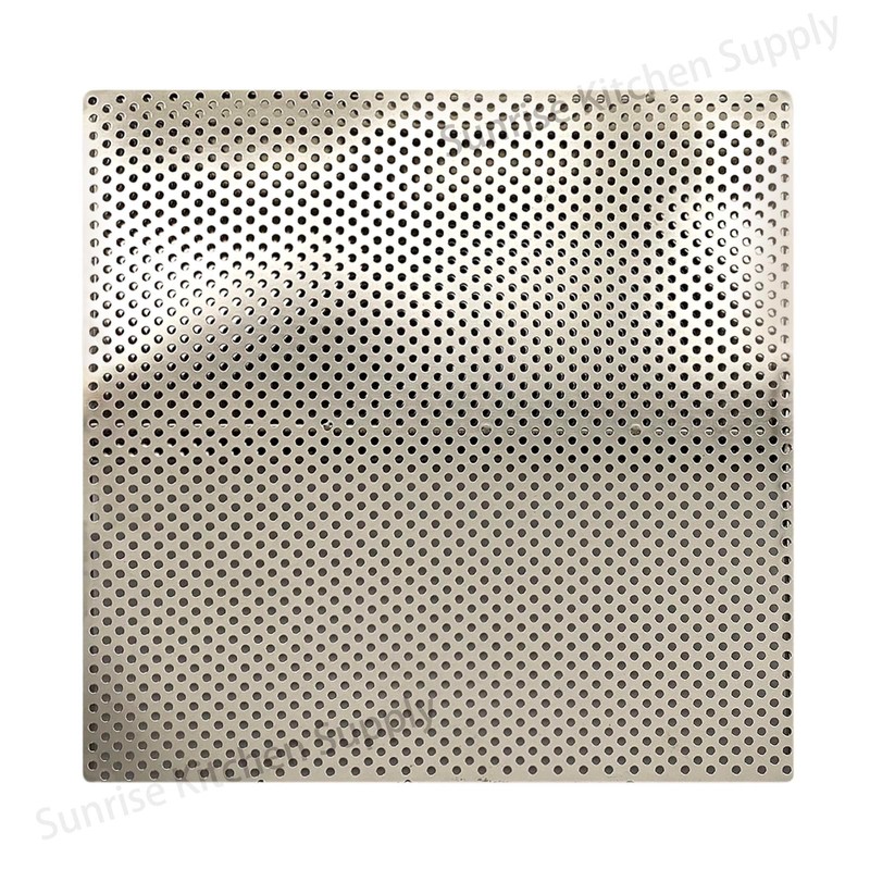 Sunrise Kitchen Supply Stainless Steel Fryer Screen (Solid Screen) (13.5"