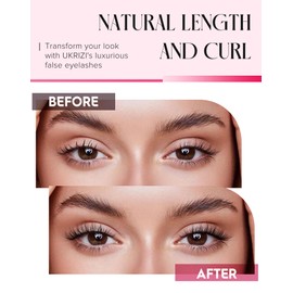 Natural Lashes Mink Natural Eyelashes False Eyelashes Natural Look False Lashes Wispy Eye Lashes Cat Eyelashes Fake Lashes KD02