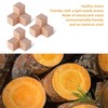 Small Wooden Cubes, 500 Pcs 10mm/0.39 Inch Wooden Blocks for