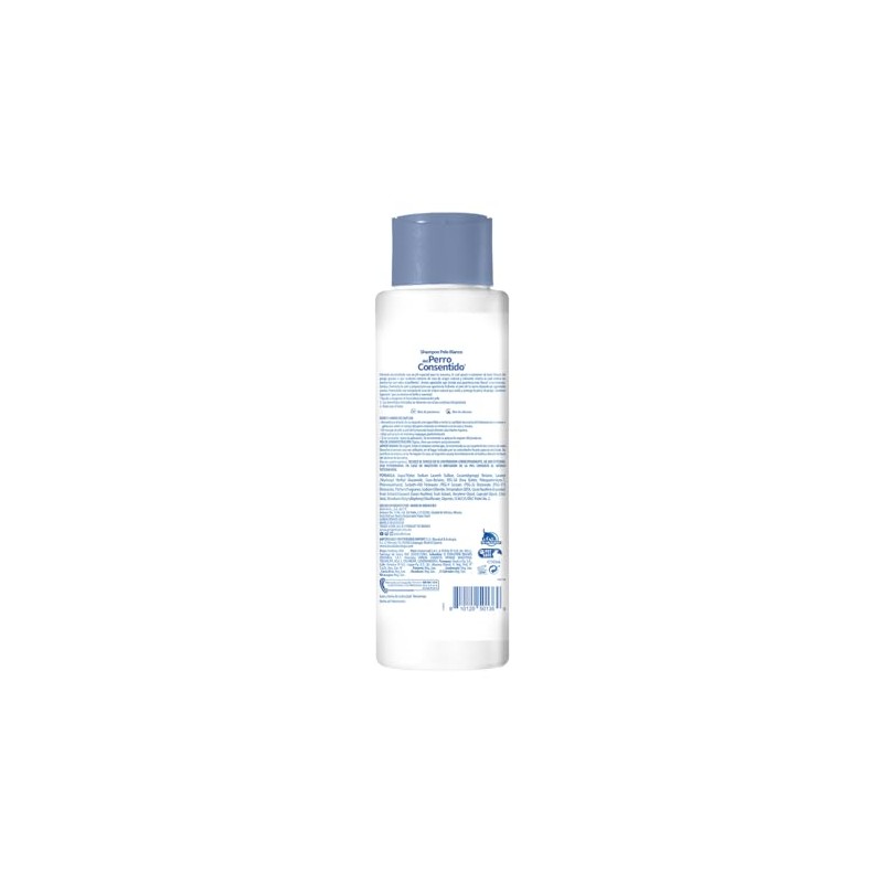 Shampoo Pelo Blanco del Perro Consentido| Ayuda a Mantener el