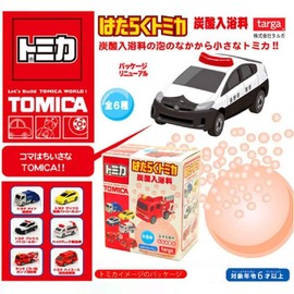 Tomica at Work Carbonated Bath Sale, Small Tomica Bonus Included, Peach Scent (Set of 6)