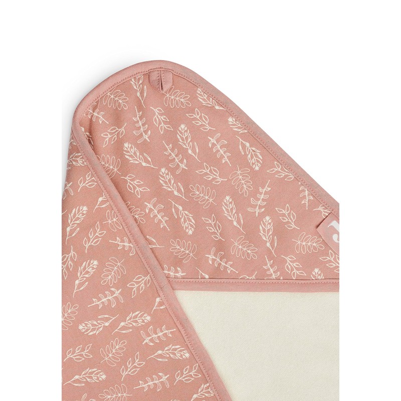 Jollein Hooded Towel Meadow 75 x 75 cm Rosewood