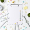 MAGICLULU Set of 10 Metal Clipboard Clips with Rubber Grip