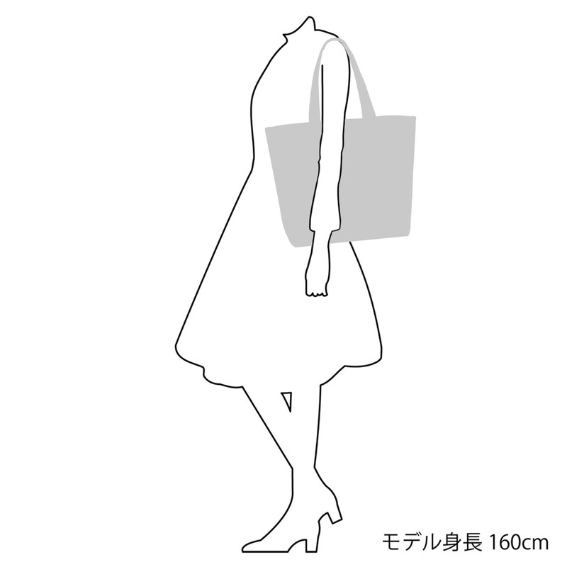 Kitamura BN0001 Canvas Tote Bag, Compatible with A4 Size, light