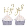 Giuffi Decoración para Cupcakes con Purpurina de Oro de 24