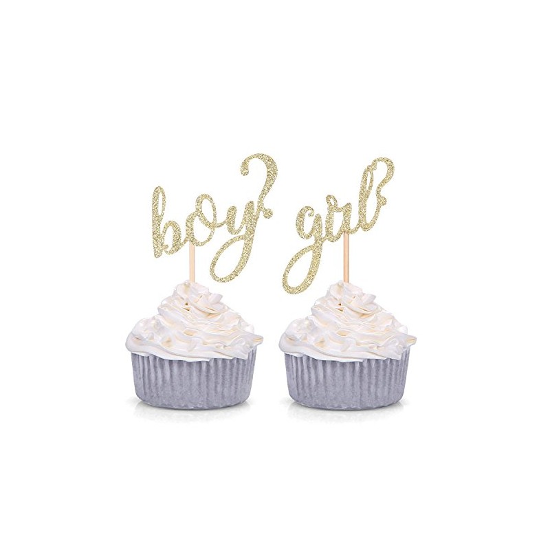 Giuffi Decoración para Cupcakes con Purpurina de Oro de 24