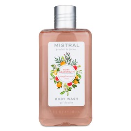 Mistral Ruby Grapefruit Body Wash, 13.5 fl oz, Natural Chamomile and Aloe, pH Balanced