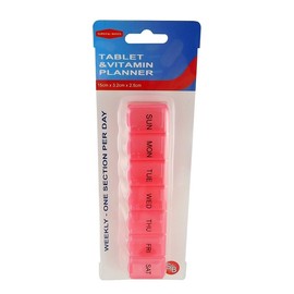 Surgical Basics Weekly Tablet & Vitamin Planner (15 x 3.2 x 2.5cm)