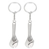 PATIKIL Mini Spanner Wrench Keychain, 2 Pack Multifunctional Hardware Tool