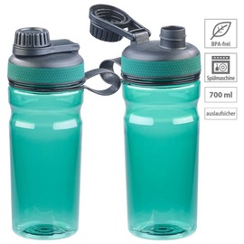 Speeron Sports Water Bottles: Set of 2 BPA Free Sports Water Bottles, 700 ml, Leak Proof, Green (Bike Water Bottle for Holder, Drinking Water Bottles, Bottle Holder)