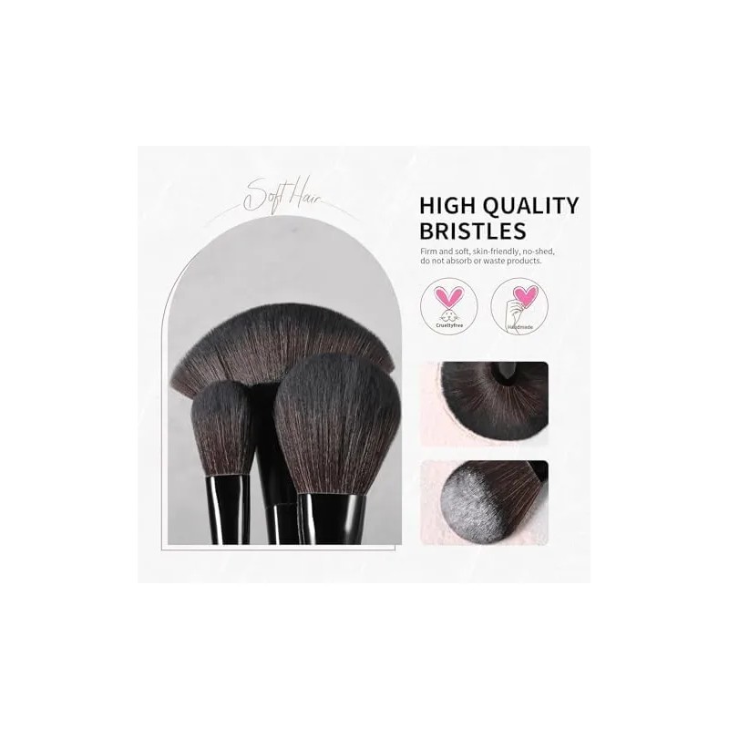 Docolor Juego De Brochas De Maquillaje Profesional, 30 De De