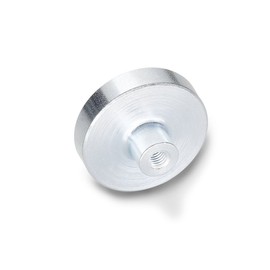 Ganter Normelemente | Holding Magnets with Internal Thread - GN 50.2-HF-63-M8 | Magnetic Material Hard Ferrite | Pack of 1