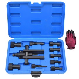 Yuesstloo 10Pcs Motorcycle Bearing Extractor Puller Tool Kit, Professional Blind Hole Inner Bearing Extractor & Removal Tool Set for 8-25mm Bearings, Suitable for Various Motorcycle Wheel Bearings