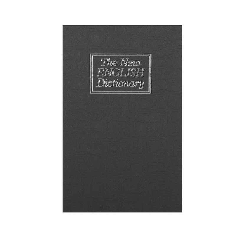 Book Safe Box with 2 Keys, Black English Dictionary Safe