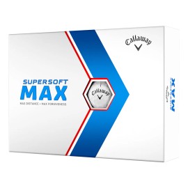Pelotas De Golf Supersoft Max, 12 Unidades Blanco