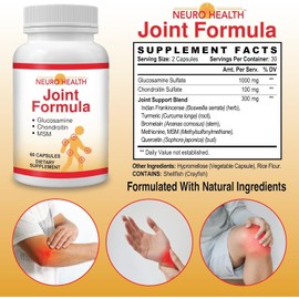 Neuro Health Joint Formula with Glucosamine, Chondroitin and MSM, 60 Capsules