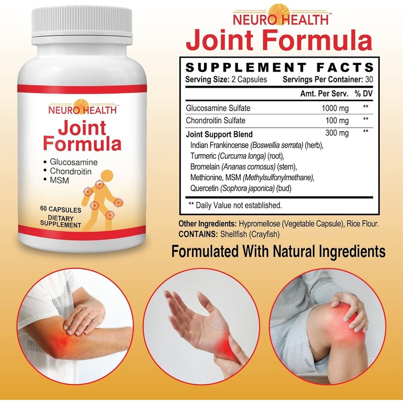 Neuro Health Joint Formula with Glucosamine, Chondroitin and MSM, 60