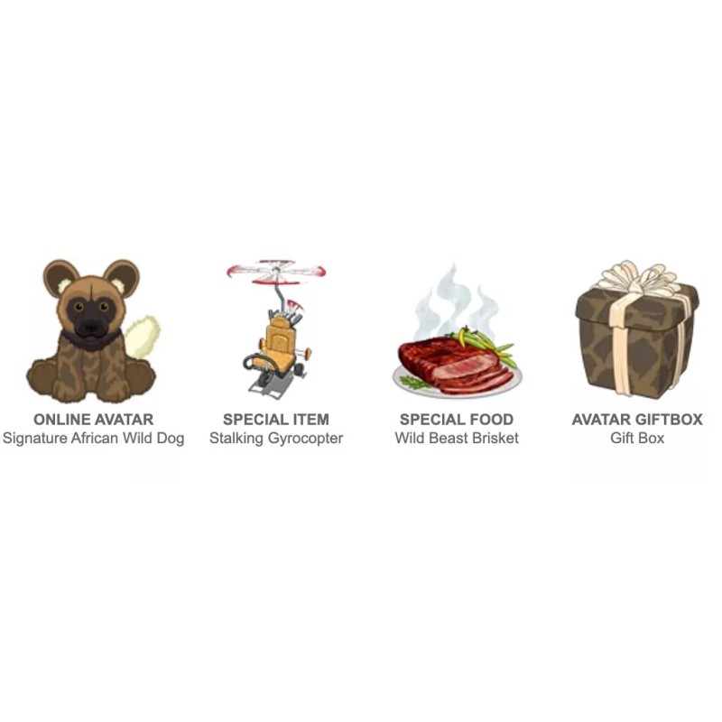 Webkinz Classic Signature African Wild Dog - Code Only