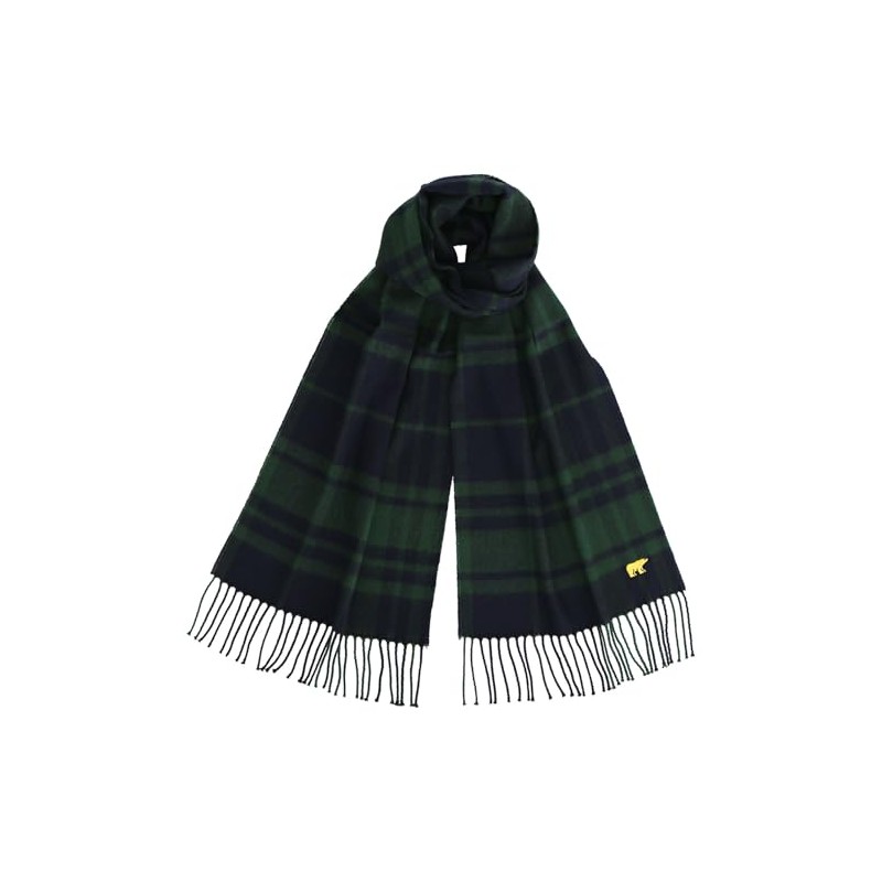 Golden Bear 61702006 Men's Acrylic Brushed Scarf, Tartan Plaid Scarf,