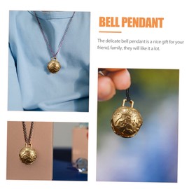 jojofuny 2Pcs Brass Bells DIY Ornament Vintage Hanging Decor Pendant for Home and Keychains Durable Craft Accessories for Parties and Personal Collections
