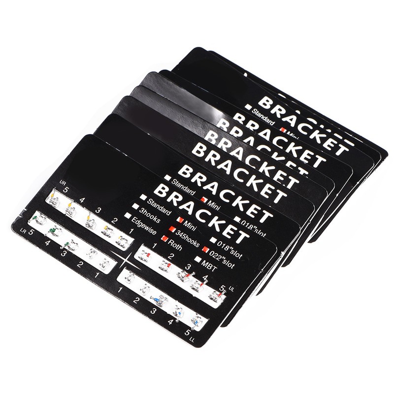 10 Packs Metal Dental Teeth Orthodontics Brackets Braces Mini Roth
