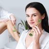 Jade Roller for Face,Face Roller and Gua Sha Set,Guasha Tools