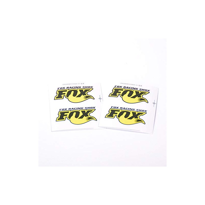 4PCS PVC Fox Shock Absorber Sticker Decal for 1/7 Traxxas