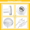 Powice Lamp Holder E27 with Switch, E27 Socket White with