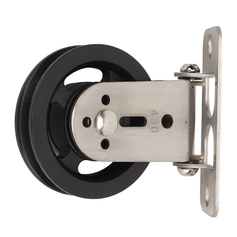 Pulley Wheel Bidirectional Rust Proof Silent Rotation Traction Wheel for
